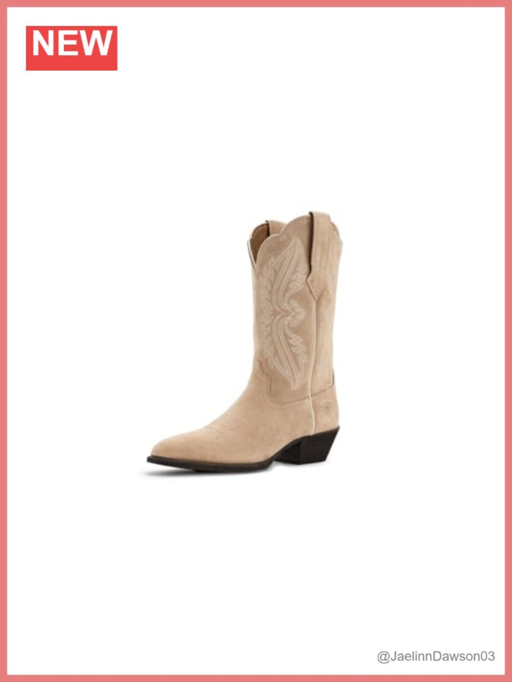 Ariat Women's Heritage Western Boots Round Toe Pull-On Synthetic Leather